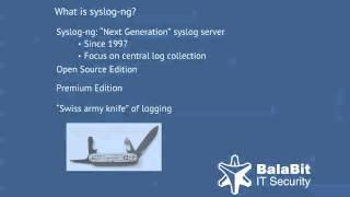 What is syslog-ng?