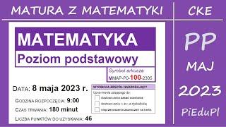 Matura z matematyki CKE maj 2023 PP