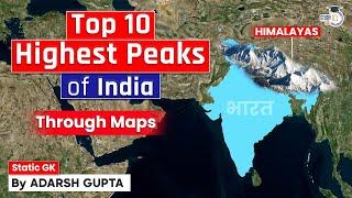 Top 10 Highest Peaks of India: Exploring the Majestic Mountains | Which is the highest Peak of India