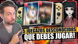 5 JUEGAZOS DESCONOCIDOS más de Nintendo Switch que DEBES JUGAR! Brutales!