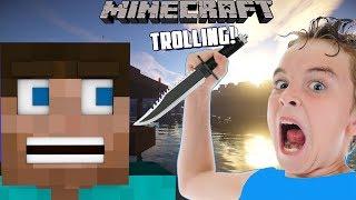 10 YEAR OLD THREATENS TO KILL ME IN MINECRAFT! (MINECRAFT TROLLING)