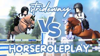 Strideway VS. Horse Roleplay Beta II New Roblox Horse Games