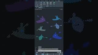 AutoCAD Tips - 22 Recreate Multiple Hatch Boundaries at Once #Shorts #autocad