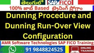 Complete Dunning  - SAP Dunning Procedure and Dunning Run Over view Configuration in Telugu