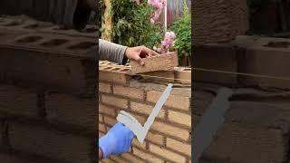 Bricklaying skills/ how to lay rustic bricks