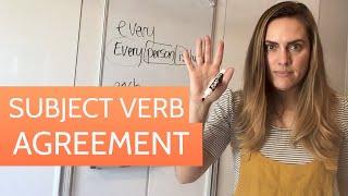 Subject Verb Agreement | English Grammar Course (ESL Class)