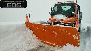 Extreme snow removal️1 meter | Deep snow plowing #asmr #snow #viral