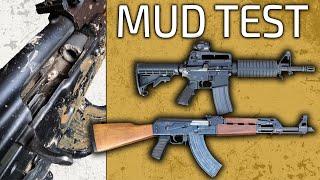 AK47 vs AR15 | mud reliability test