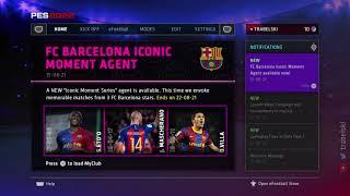 NEW eFootball PES 2022 Main Menu and User Interface Concept (Non-intrusive Notifications)