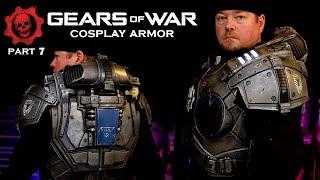 How to Make Gears of War Cosplay Armor - Free Foam Templates - Marcus Fenix Chest - Part 7