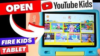 How to Open YouTube Kids Easily on Fire Kids Tablet (Child’s profile)