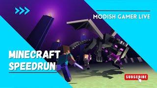  LIVE | First Time Speed Run in Minecraft Survival  | Modish Gamer