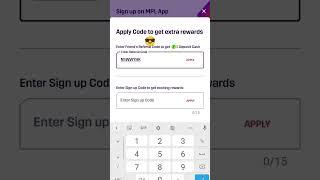 Mpl sign up code/Mpl referral code and signub code 2023