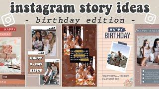 5 Creative Birthday Stories For Instagram | using the IG app ONLY | pt.2