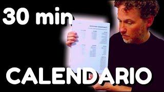  Calendario semanal INTERACTIVO - Ejercicios TÉCNICA bajo eléctrico - [Rutina 30min al día]