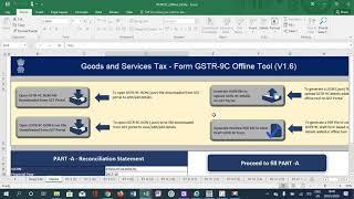 GSTR 9C RECONCILIATION INSTRUCTIONS FOR GENRATING JSON AND UPLOADING JSON