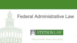 Researching Federal Administrative Law on GovInfo