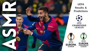 UEFA Champions League Results (plus Europa & Conference Leagues!) [ASMR football]