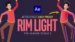 After Effects Easy Inner Rim Lighting Preset l AE 림 라이트 프리셋