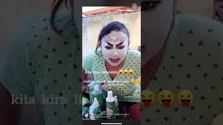 tante lala pake masker #trending    |sampe retak sambil ngelawak #lucu