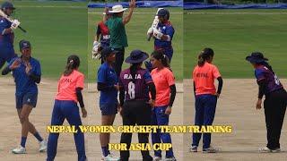 Nepal Women Cricket Team Training for Asia Cup in Srilanka