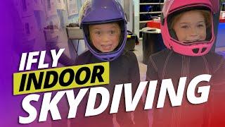 Ifly Indoor Skydiving with Lyla and Peyton!  Awesome family fun activity