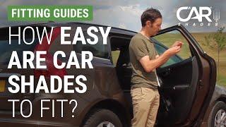 How to fit your Car Shades Quick Summary