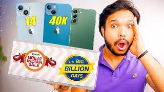 iPhone 13 - 38K , iPhone 14 - 50K  - Amazon and Flipkart Big Sale