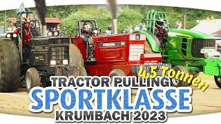 Ein Pull reicht ihm für den Sieg - die Sportklasse 4,5 t ► Tractor Pulling - Krumbach 2023