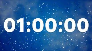 1 Hour (60 minute) Timer with Relaxing Music for Kids, Calm, Relax, Best, Soft, Countdown Timer