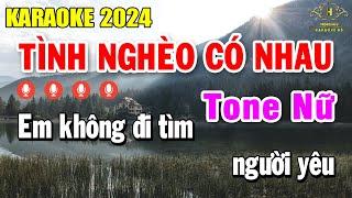 Tình Nghèo Có Nhau Karaoke Tone Nữ ( Bm ) | Âm Thanh Nhạc Sống Quá Trời Hay Luôn | Trọng Hiếu