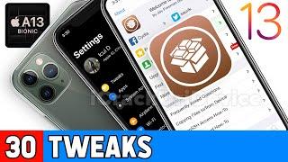 Top 30+ Best FREE A13 Jailbreak Tweaks for iOS 13.3!  (Unc0ver + Cydia)