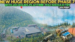 New Huge Region Before Phase 7 in SnowRunner with 4 maps and 40 Hours Playtime You Should Try