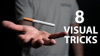 8 VISUAL Cigarette Magic Tricks | Revealed