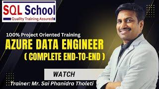 Azure Data Engineering Training  from SQL School I #azure #sqlschool