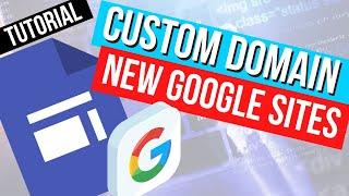How to Setup a Domain as a Custom URL on a New Google Sites (Google Sites Tutorial)