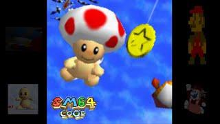 Super Naked Toad 64 Coop: 17 Star Speedrun