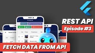 Flutter fetch data from API | Flutter HTTP Get Request | Flutter API call | Flutter Rest API