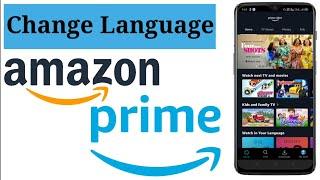 How To Change Amazon Prime Language