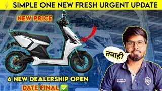 SIMPLE ONE New Update 6 Dealership | Simple one electric scooter Delivery update | ride with mayur