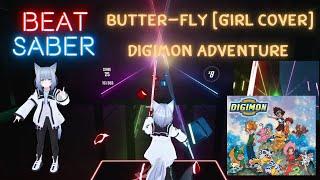 Butter-fly [Cover - Yuuki Otokura] - Digimon Adventure 01 Opening Beat Saber VR Avatar