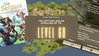 Levelling up to level 60 in The Settlers Online