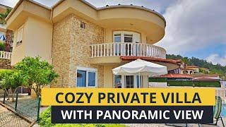 Pretty villa for sale in Alanya Turkey. Kargicak region. Real estate in Turkey