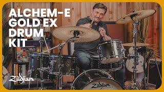 All-New Zildjian Alchem-E Drum Kit - Gold EX Electronic Drums