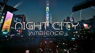 [ASMR] Night City Cyberpunk Ambience - 9 Hours