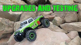 axial scx24 b17 Betty upgrades and testing