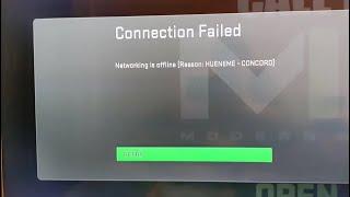 MW2 Hueneme Concord network error FIX for Xbox series X/S