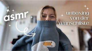 ASMR Unboxing von der Wunschliste :) / Fabric Ramble deutsch 