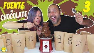 FONDUE de CHOCOLATE Challenge 3 Fuente de Chocolate Momentos Divertidos