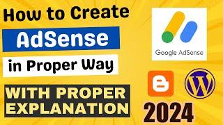 How to Apply for AdSense Account | Create Google AdSense Account in Proper Way (2024)
